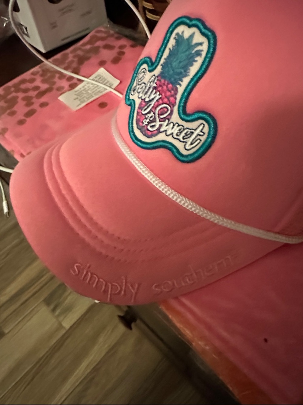 ' Pink Trucker Hat - Picture 2 of 3